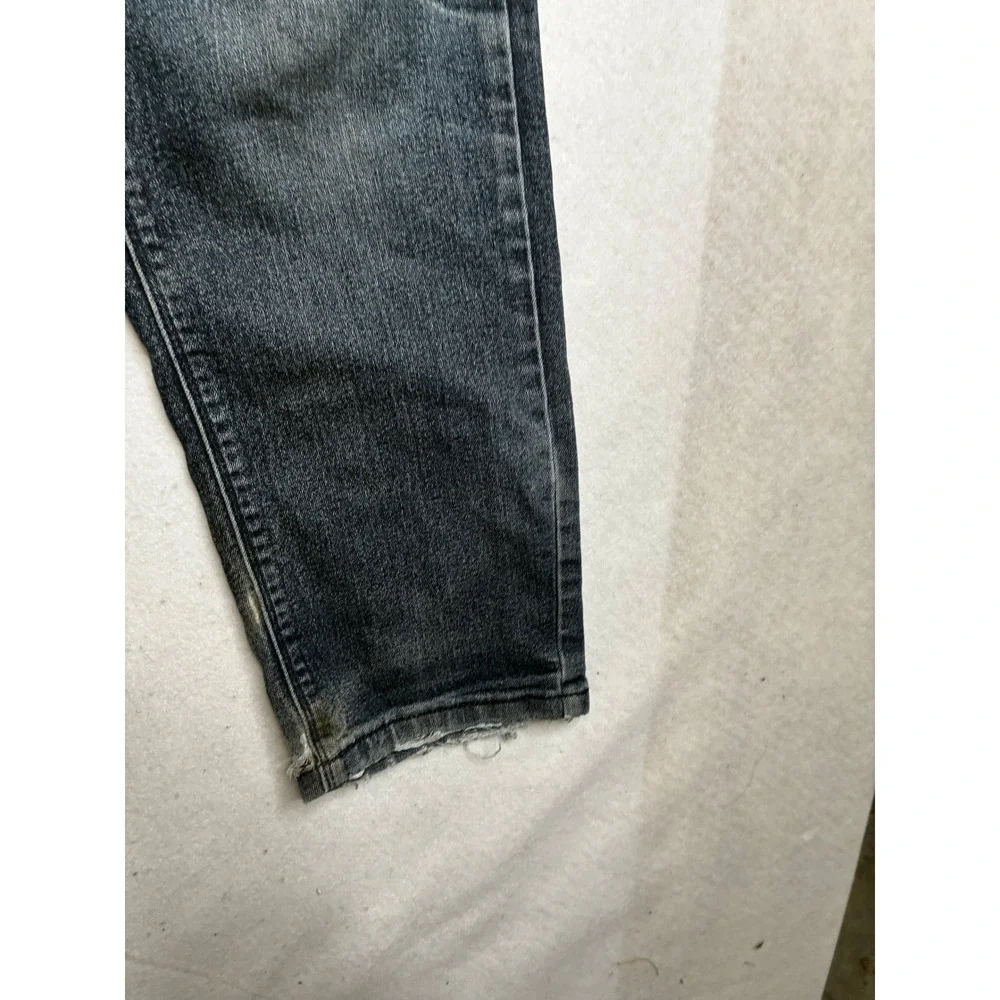 Fried Denim Mens Slim Fit Distressed Ripped Jeans Blue 32x30‎ skate grunge
